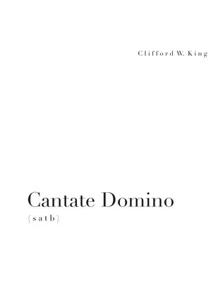Cantate Domino ( s a t b )