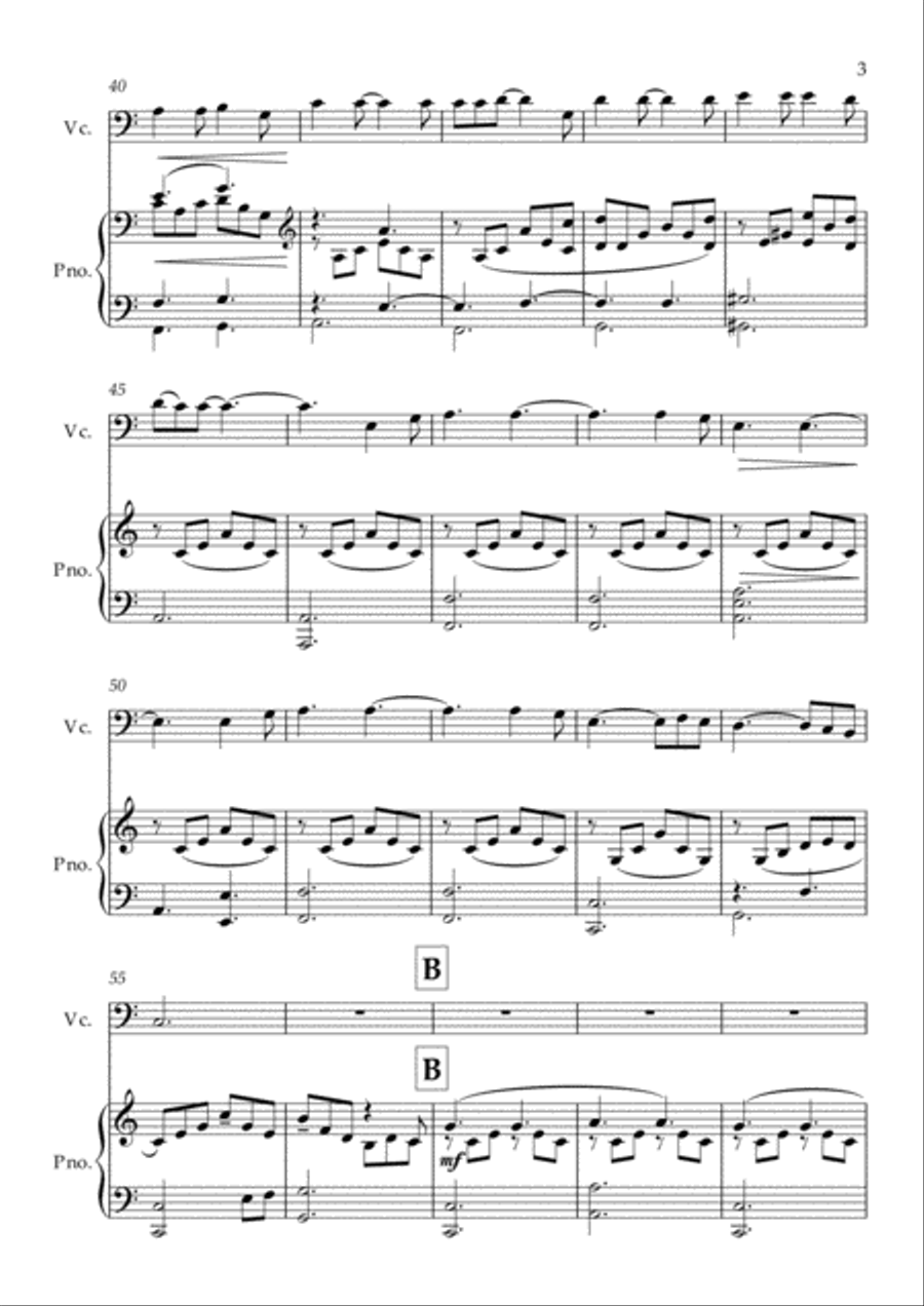 Hallelujah Piano scores gallery preview page 3
