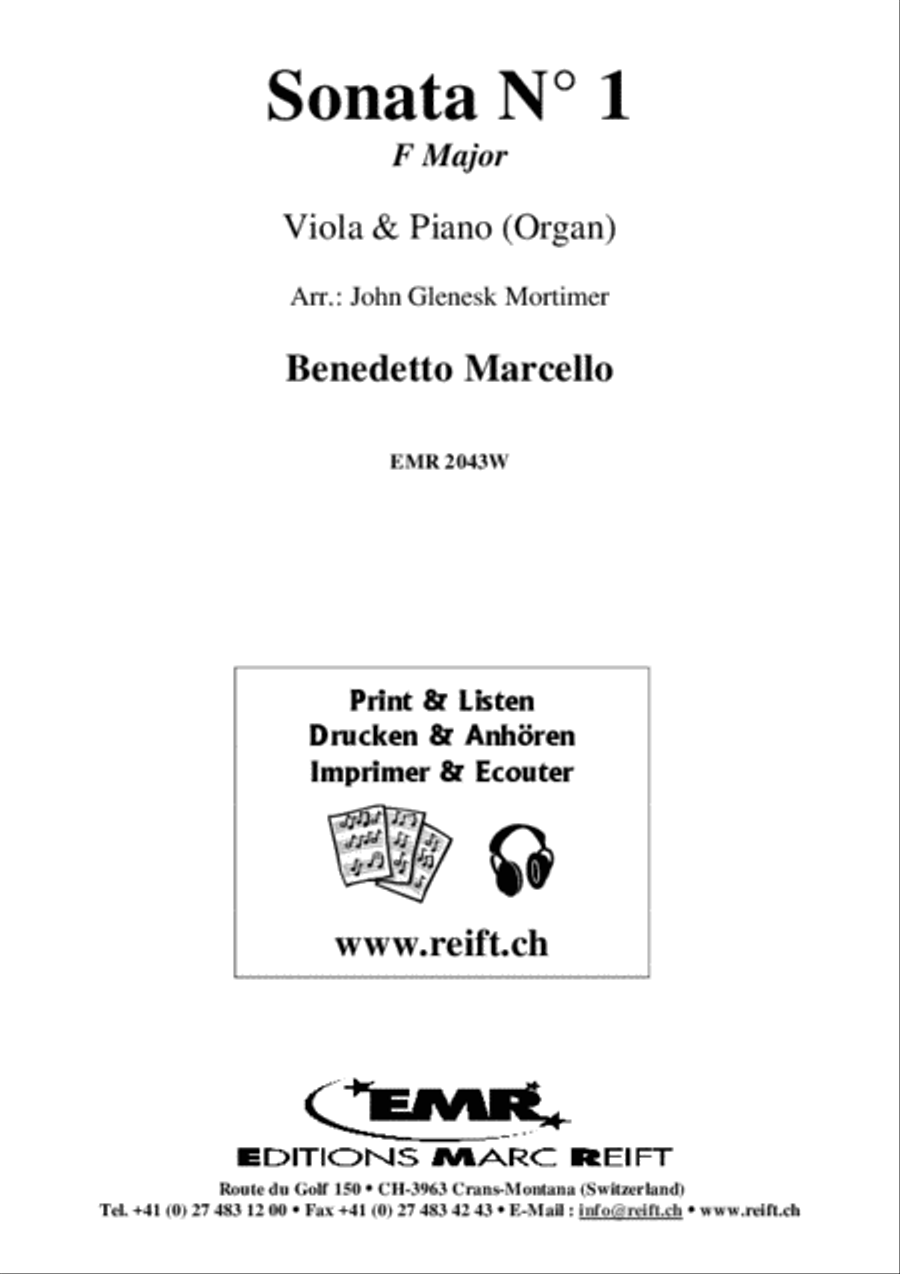 Sonata No. 1 in F Major Sonata No. 1 in F Major Viola scores gallery preview page 2