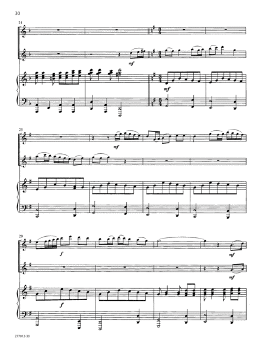 Be Still My Soul Flute Duet scores gallery preview page 17