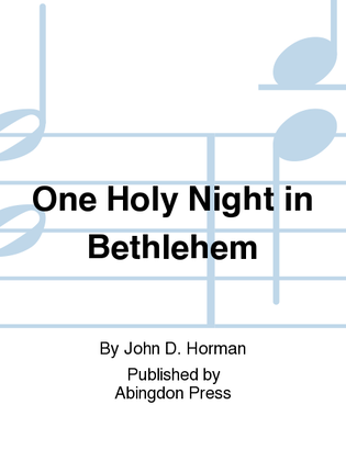 One Holy Night In Bethlehem