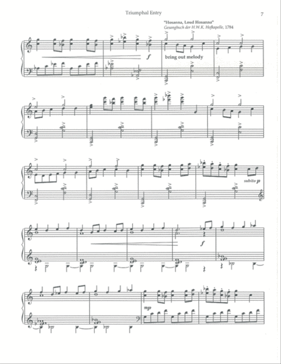 A Triptych for Holy Week Piano Solo scores gallery preview page 5
