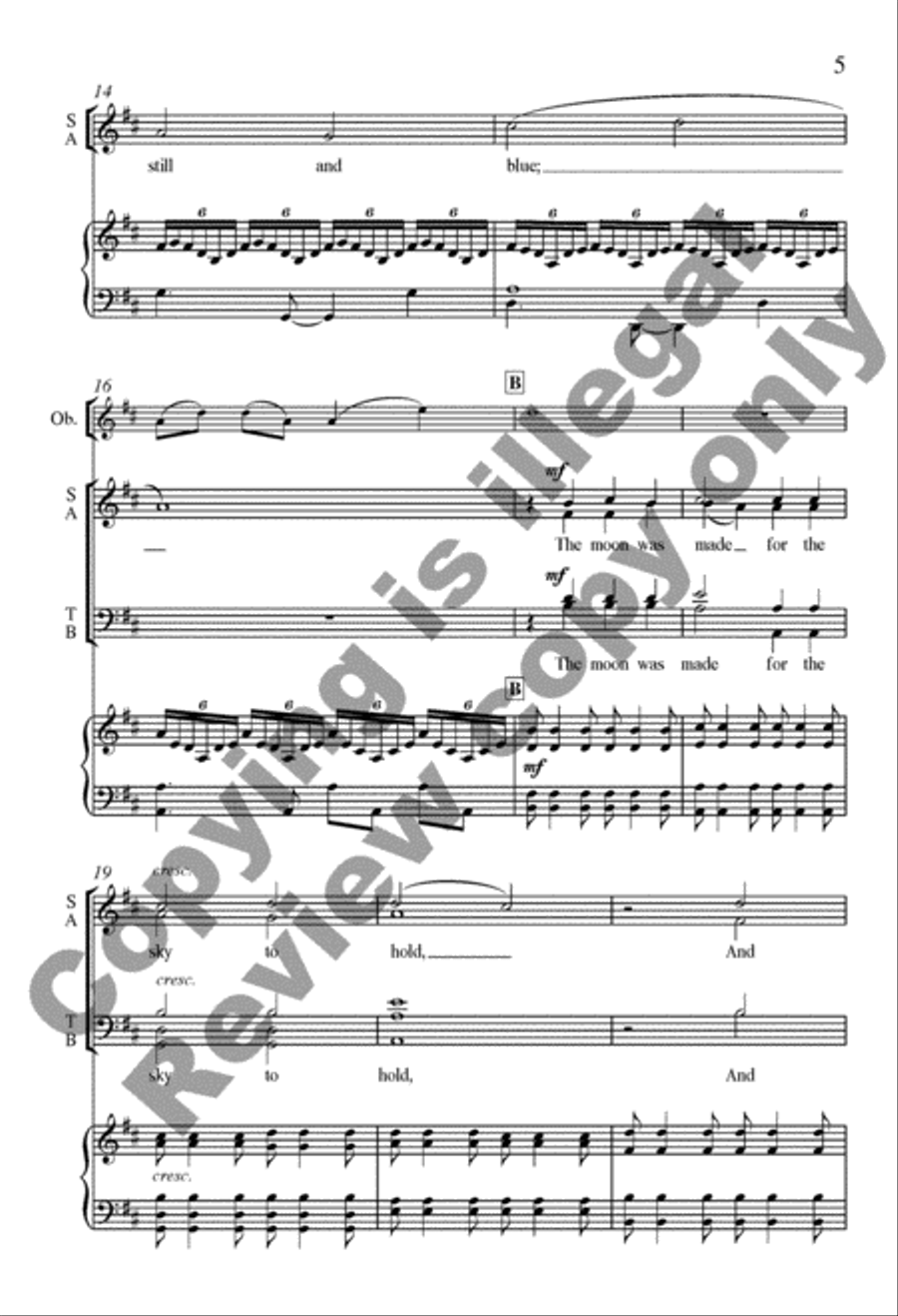 And I For You from For a Breath of Ecstasy 4-Part scores gallery preview page 5