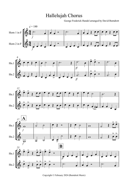 Hallelujah Chorus for Horn Duet image number null