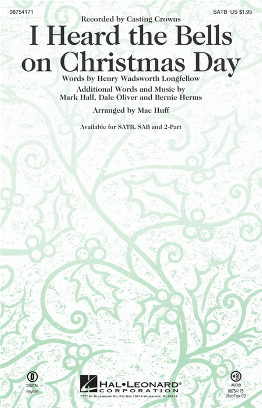 I Heard the Bells on Christmas Day 4-Part scores gallery preview page 1