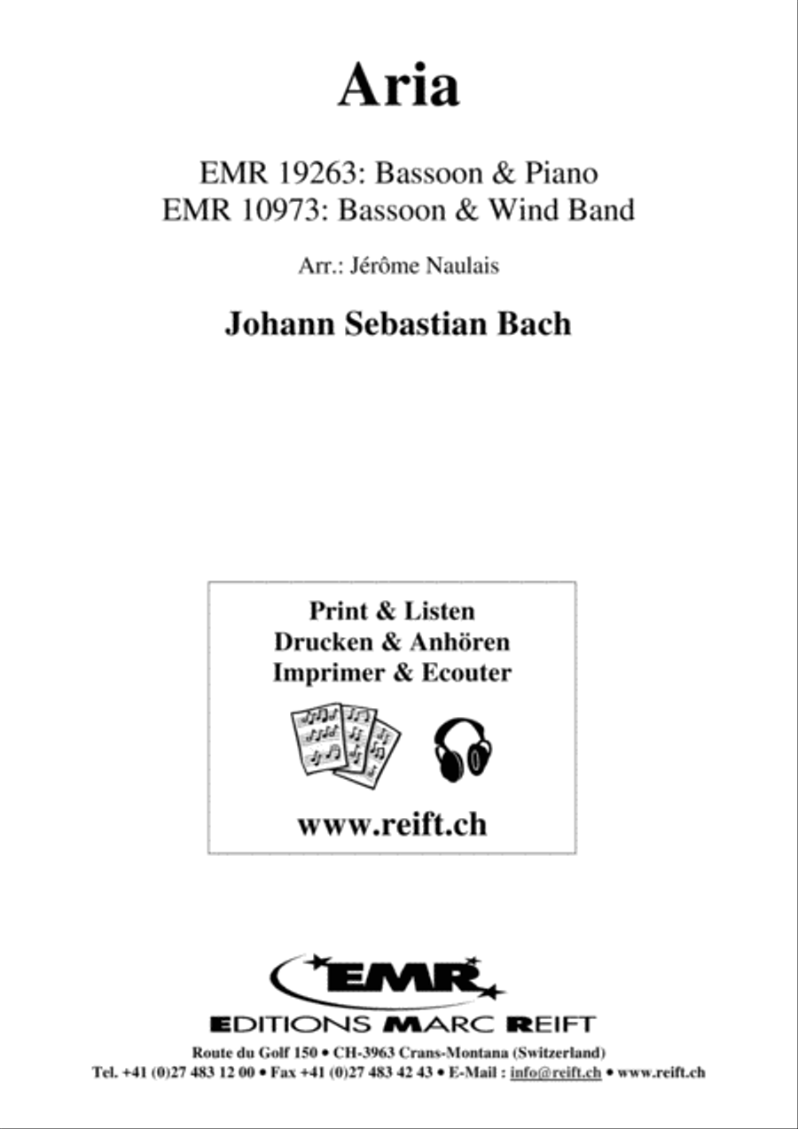 Aria Bassoon Solo scores gallery preview page 2