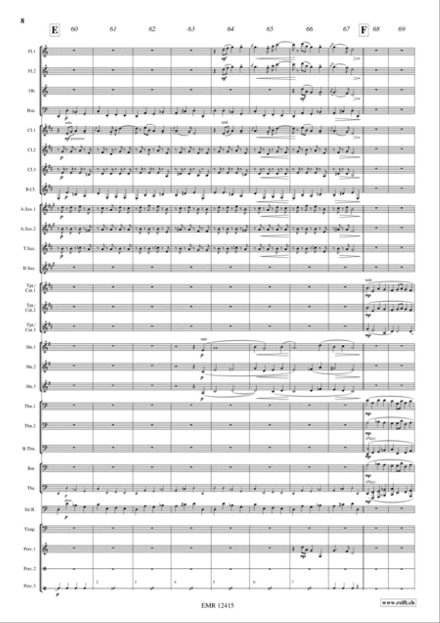 Shrek Concert Band scores gallery preview page 8