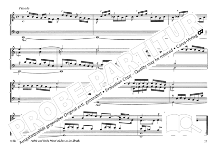 Musikalischer Blumenstrauss Organ Solo scores gallery preview page 30