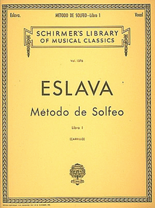 Book cover for Método de Solfeo – Book I