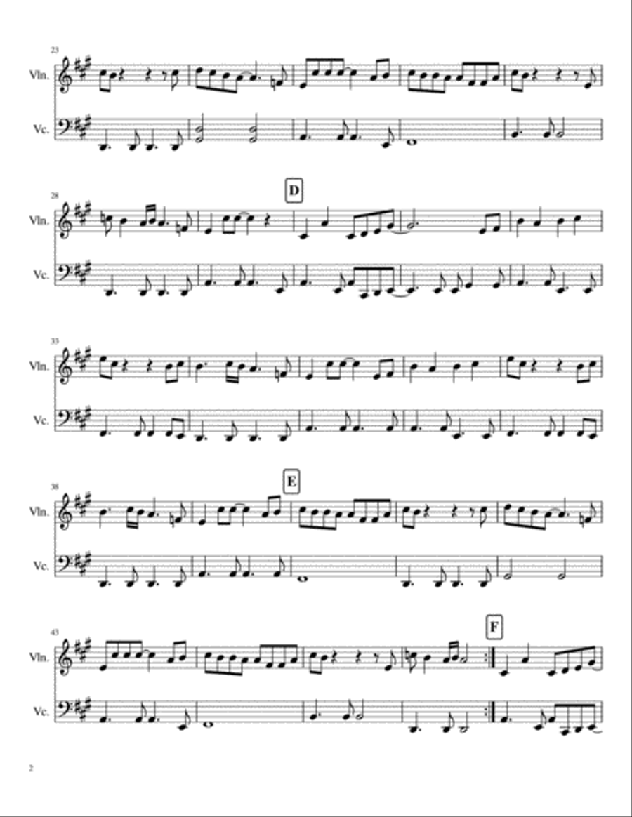 In My Life Small Ensemble scores gallery preview page 2
