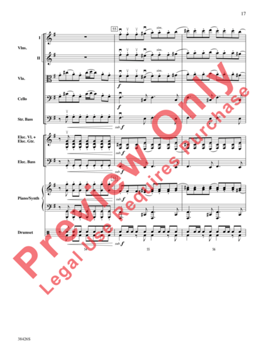 A Mad Russian's Christmas String Orchestra scores gallery preview page 18