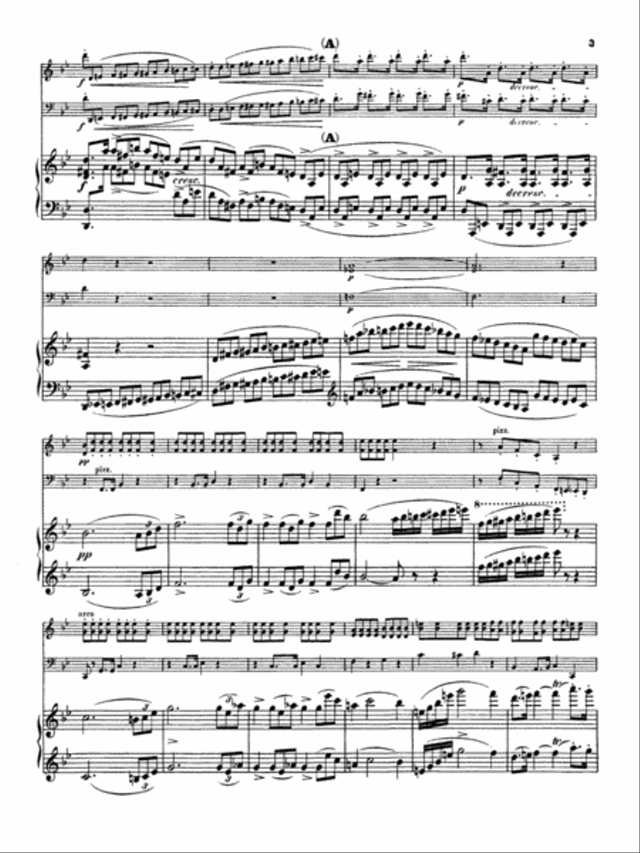 Trio No. 1 in B-flat Major, Op. 99 Small Ensemble scores gallery preview page 4