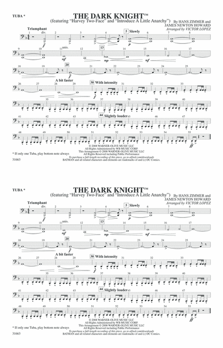 The Dark Knight: Tuba