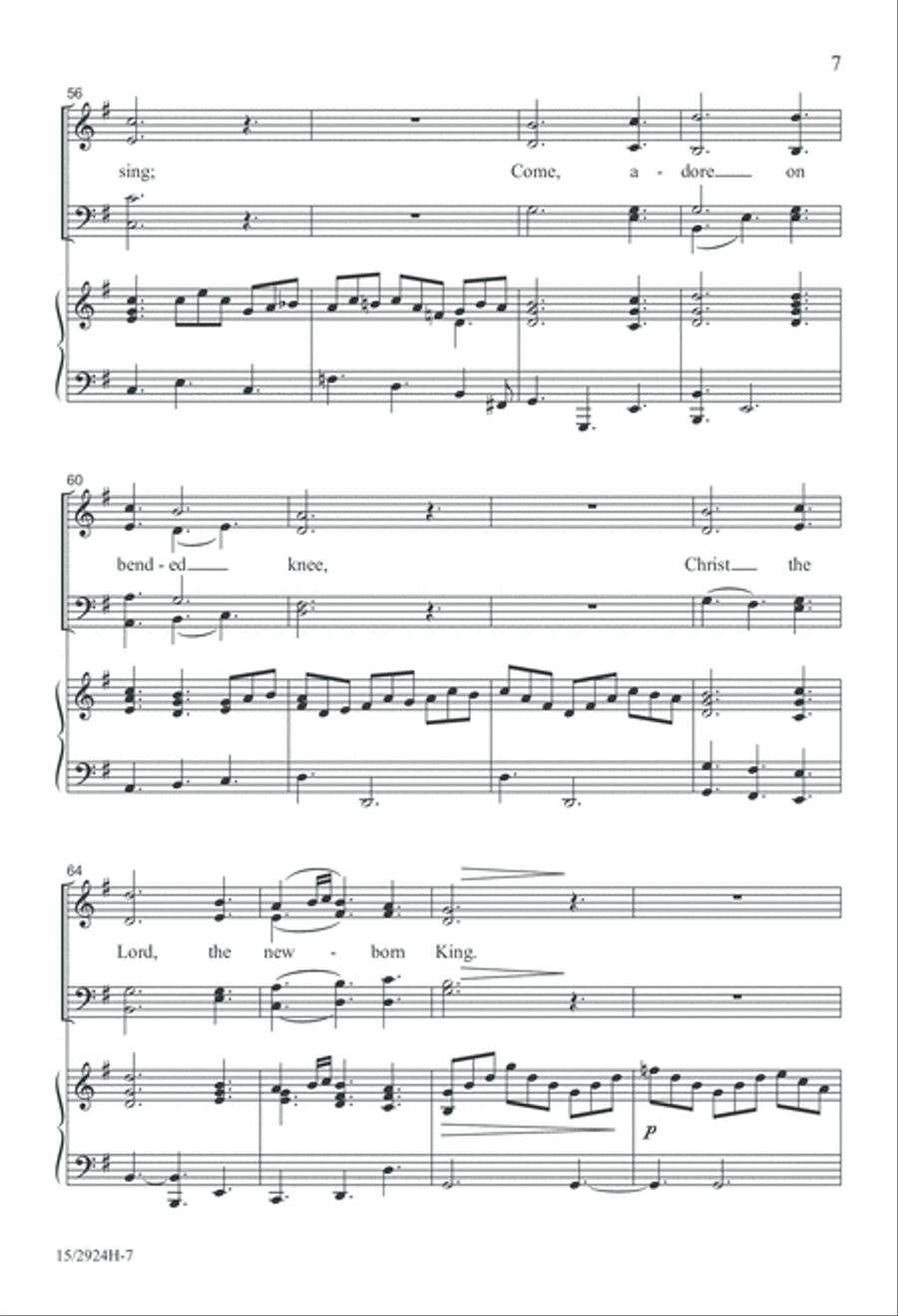 Angels Sing Gloria 4-Part scores gallery preview page 7