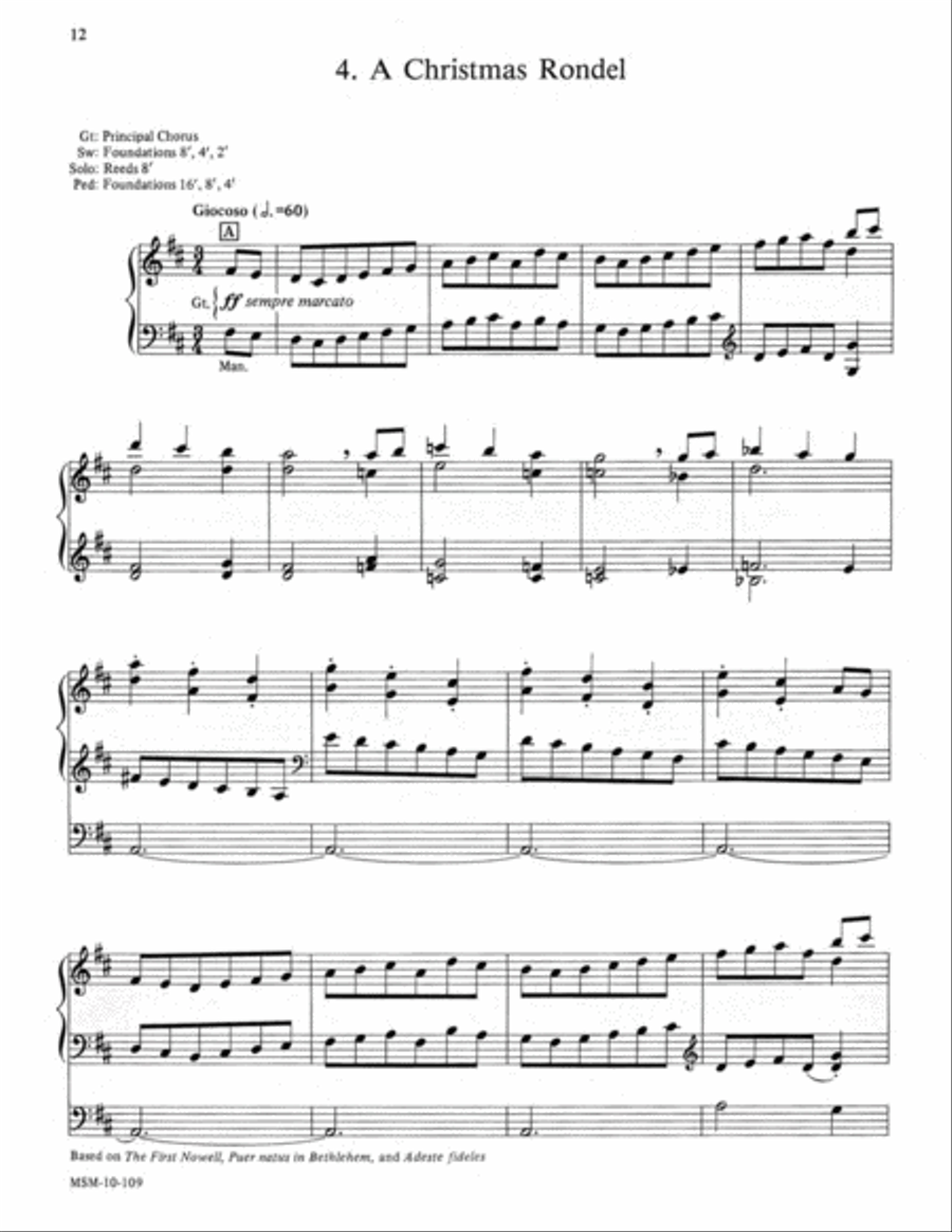 A Christmas Suite A Christmas Suite Organ scores gallery preview page 7