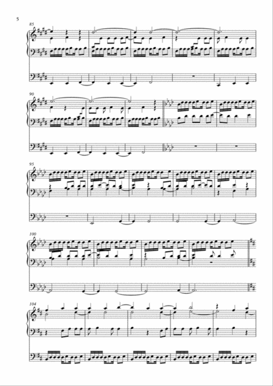 Ad te levavi, Op. 41 Organ Solo scores gallery preview page 6