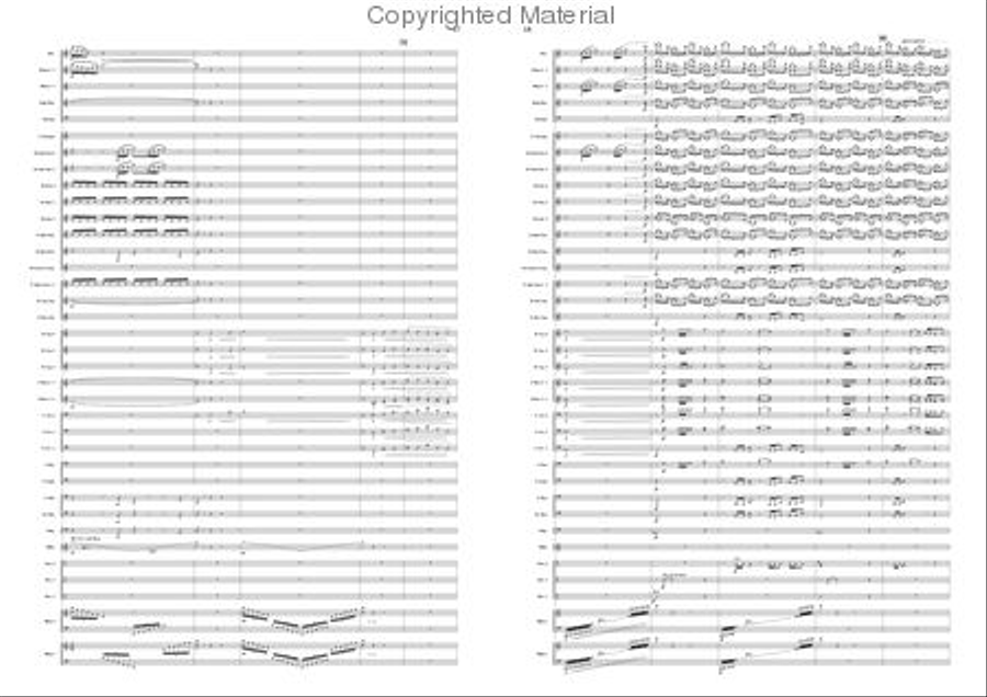 Variations on a Pentatonic Theme Concert Band scores gallery preview page 9