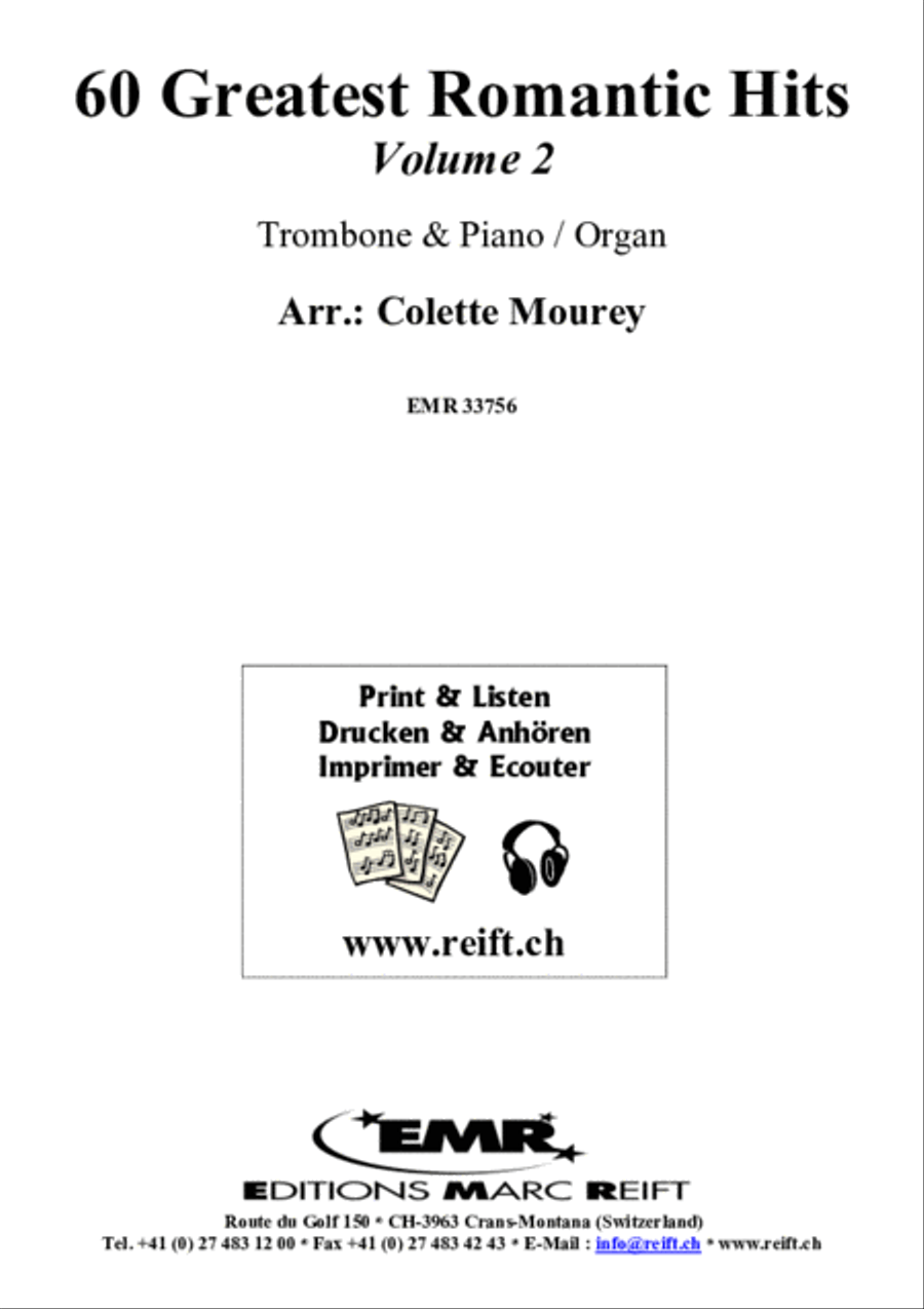 60 Greatest Romantic Hits Volume 2 Organ scores gallery preview page 2
