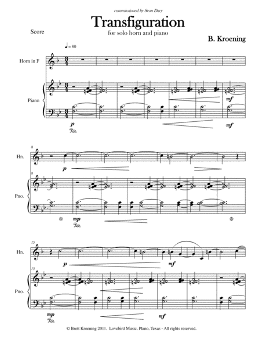 Transfiguration Piano scores gallery preview page 2