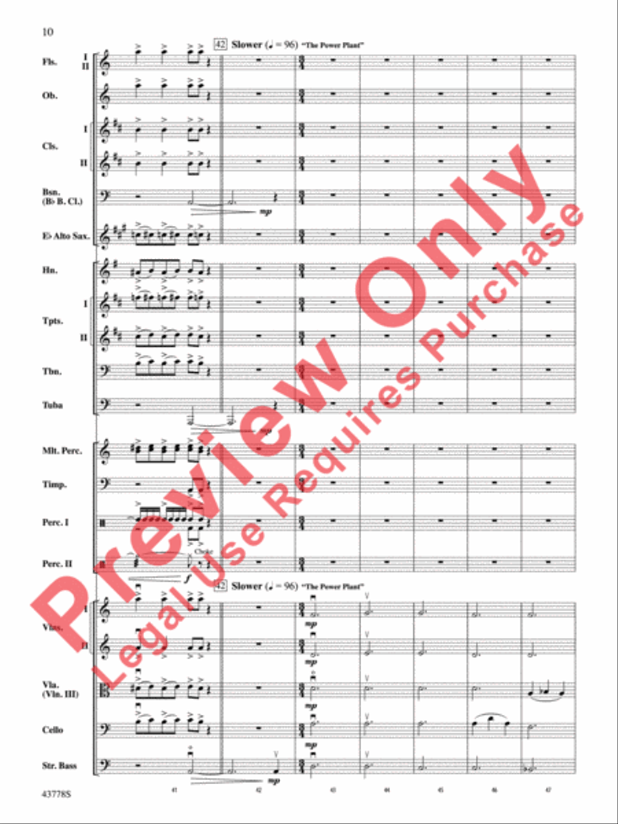 Godzilla Full Orchestra scores gallery preview page 11