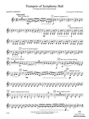 Trumpets of Symphony Hall: 2nd B-flat Clarinet