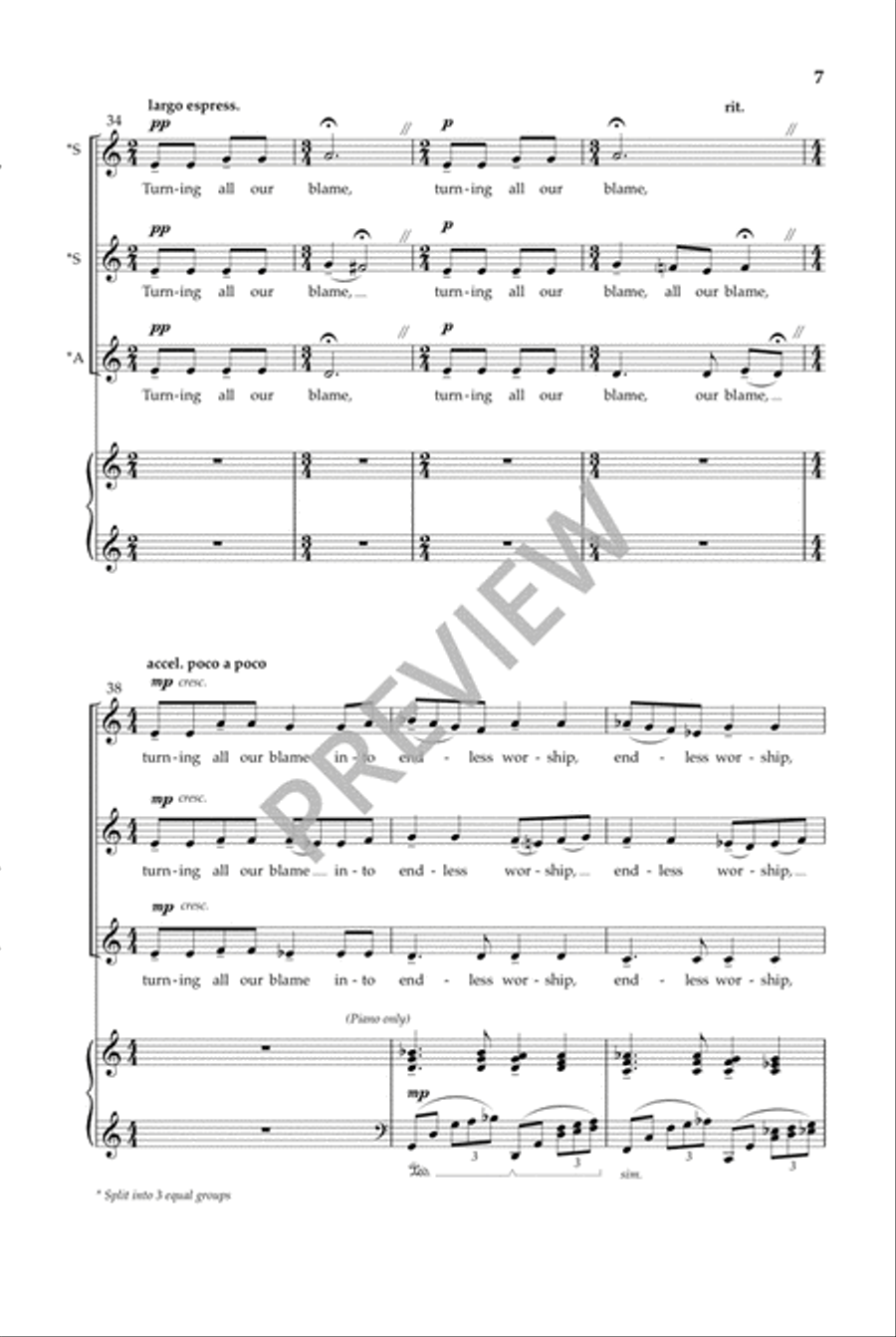 Illuminations of Julian of Norwich SSA scores gallery preview page 8