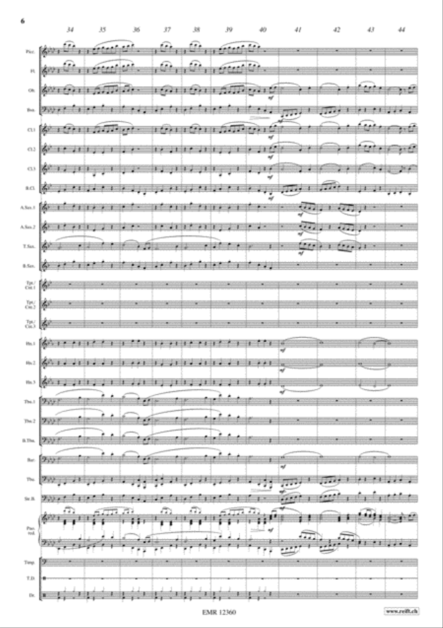 Spanish Lady Concert Band scores gallery preview page 6