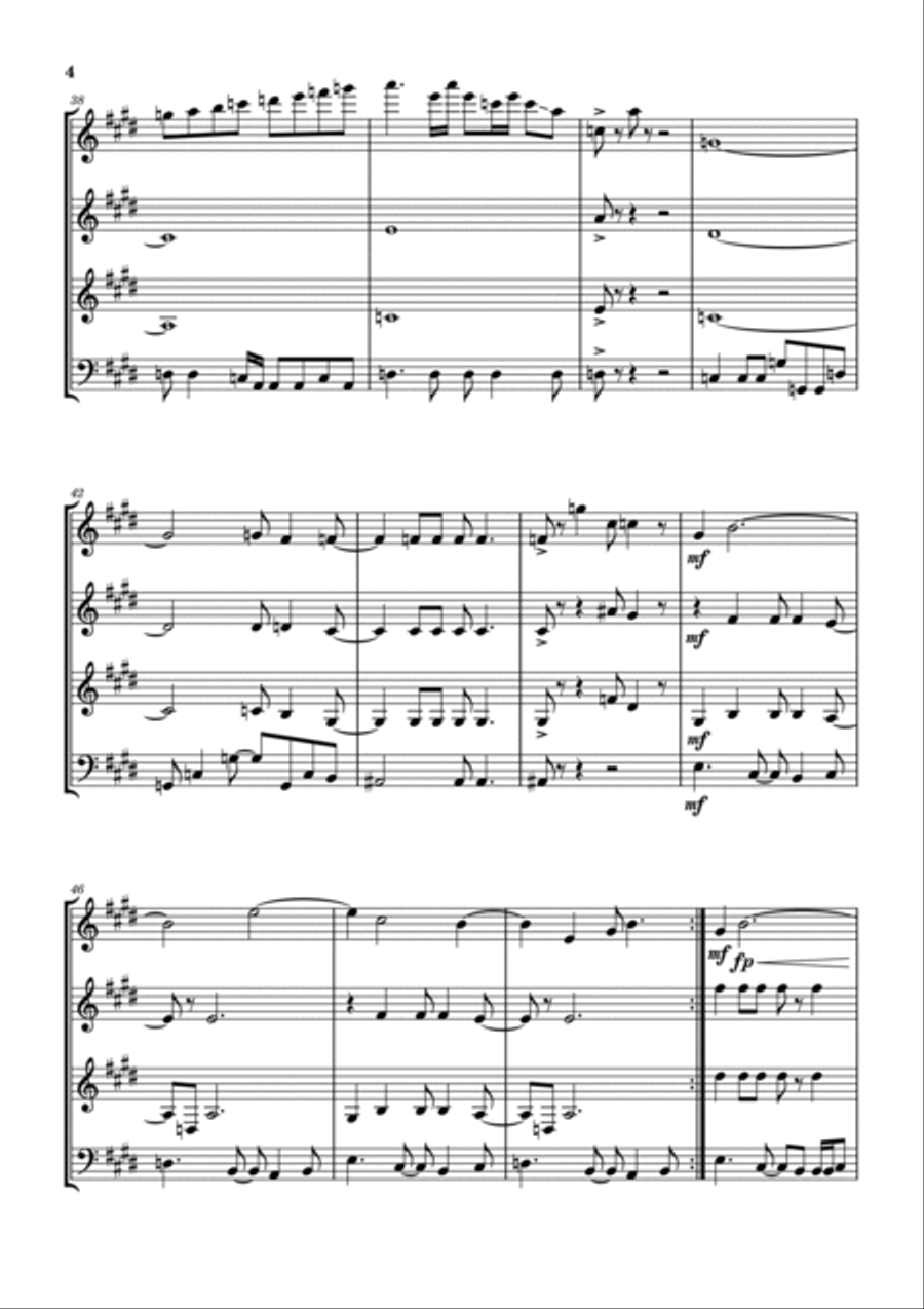 All Day Music Woodwind Quartet scores gallery preview page 5