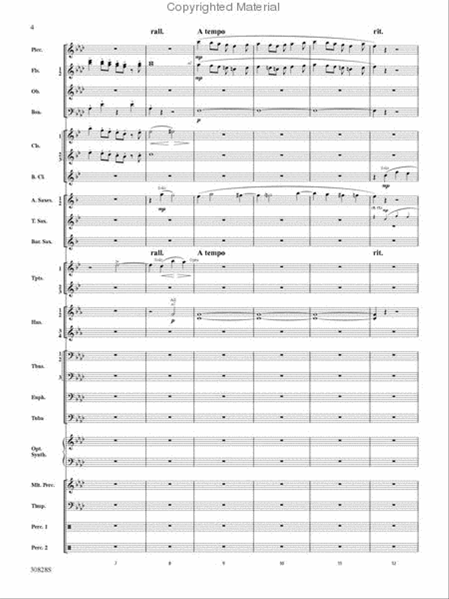 Tahiti Trot Concert Band scores gallery preview page 3