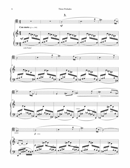 Three Preludes for Trombone and Piano image number null