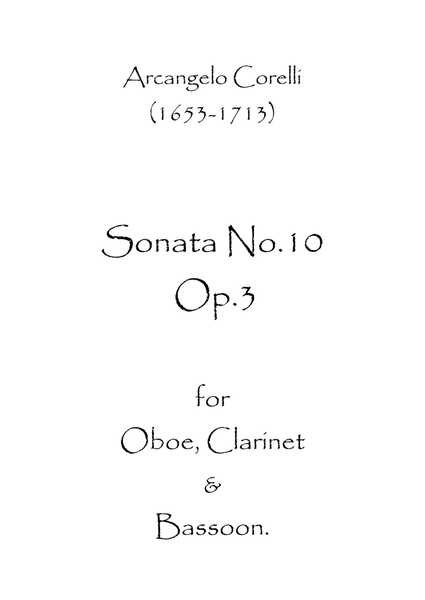 Sonata No.10 Op.3 image number null