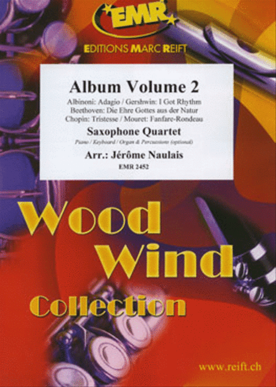 Album Volume 2 Album Volume 2 Saxophone Ensemble scores gallery preview page 1