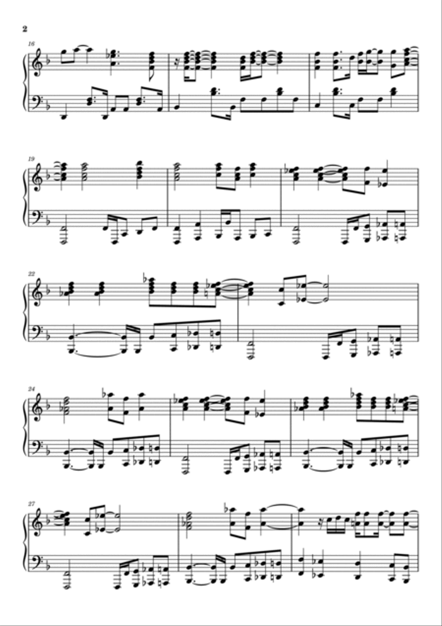 Signed, Sealed, Delivered I'm Yours Piano Solo scores gallery preview page 2
