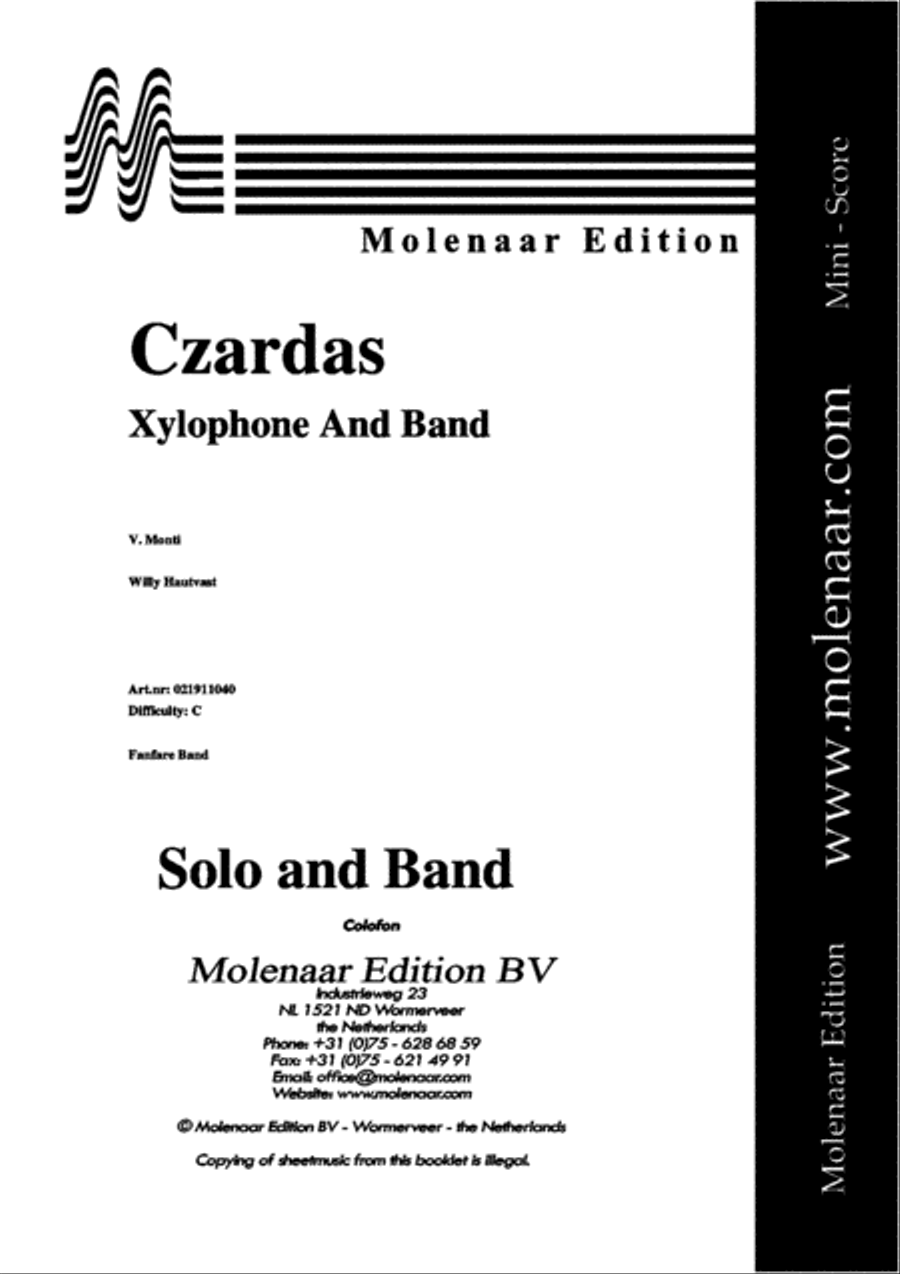 Czardas Czardas Fanfare Band scores gallery preview page 2