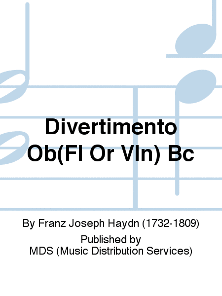 DIVERTIMENTO Ob(Fl or Vln) BC