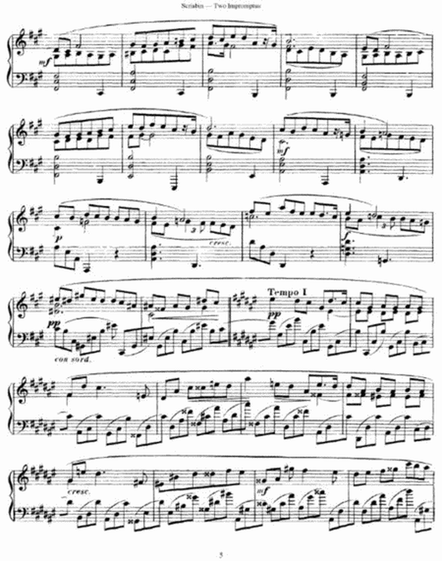 Alexander Scriabin - Two Impromptus Op. 12