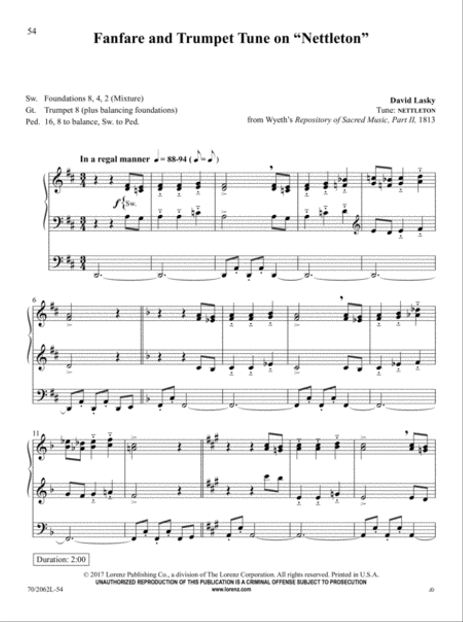 The Sacred Organ Library, Vol. 2 Organ Solo scores gallery preview page 31