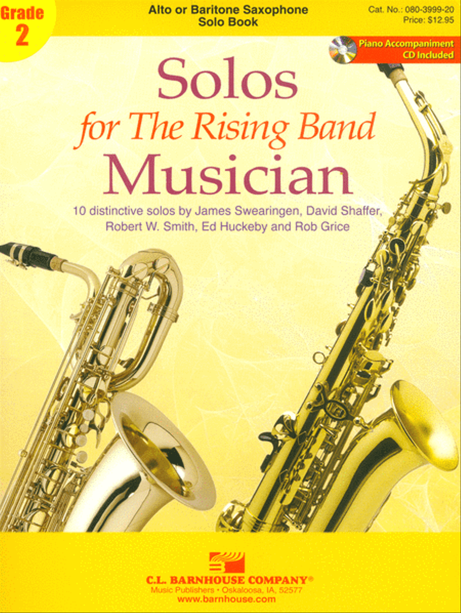 Solos for The Rising Band Musician Baritone Saxophone scores gallery preview page 1