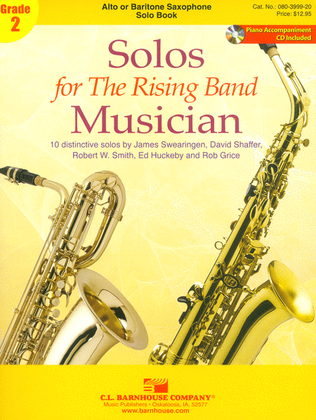 Book cover for Solos for The Rising Band Musician