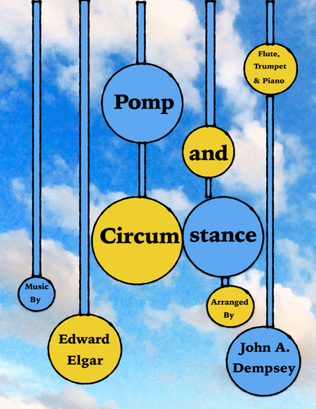 Book cover for Pomp and Circumstance (Trio for Flute, Trumpet and Piano)