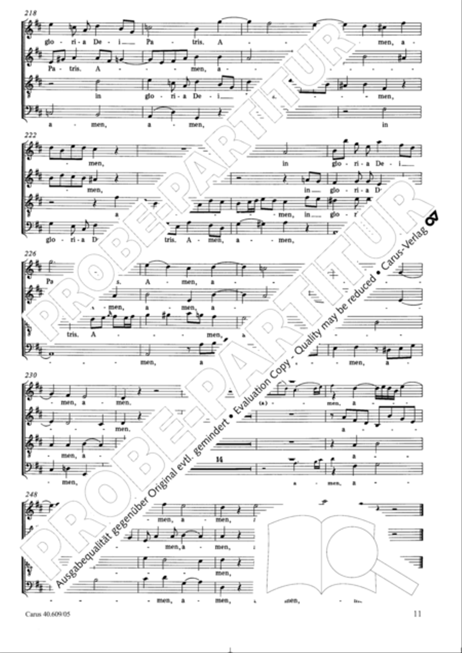 Missa in Angustiis Missa in Angustiis 4-Part scores gallery preview page 12