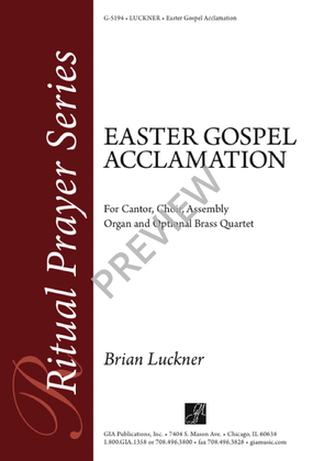Book cover for Easter Gospel Acclamation