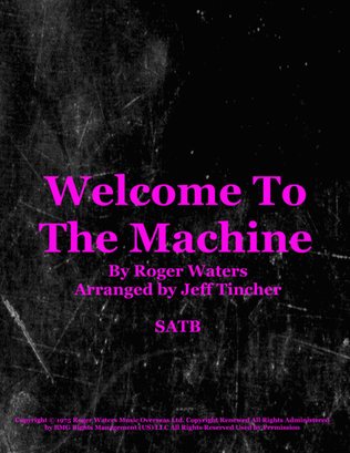 Welcome To The Machine