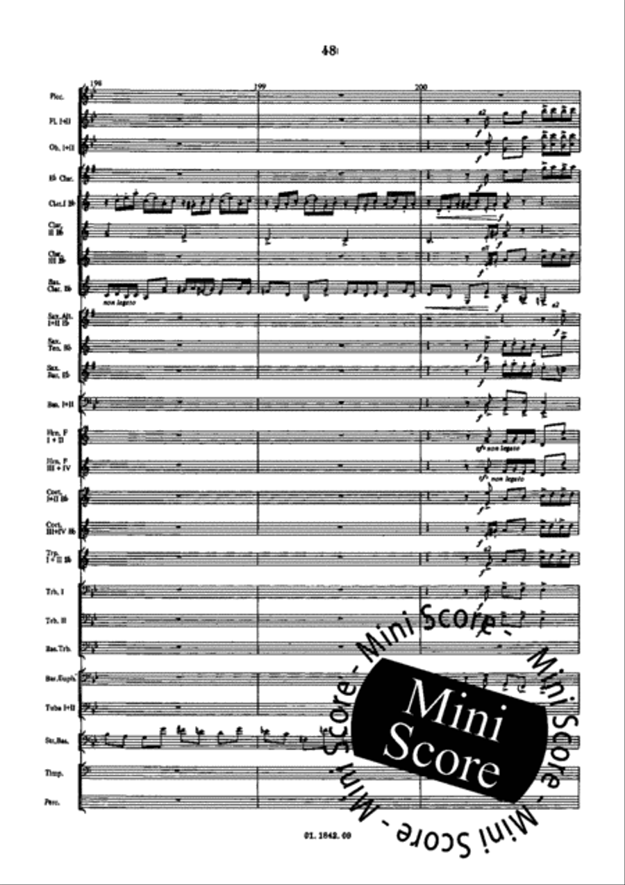 Fantasia and Fugue Concert Band scores gallery preview page 58