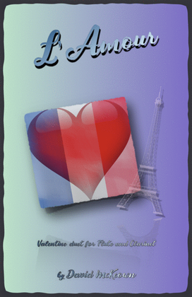 Book cover for L'Amour, Flute and Clarinet Duet for Valentines