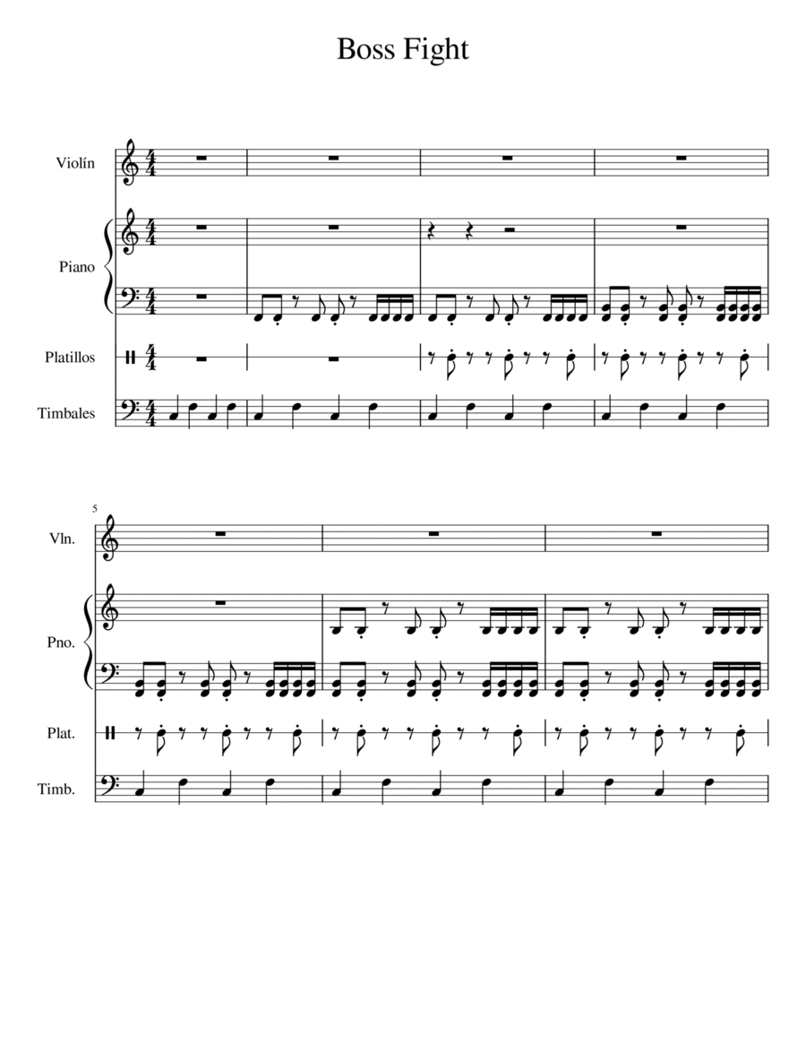 Actoin theme Small Ensemble scores gallery preview page 1