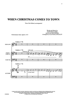 Book cover for When Christmas Comes to Town (from The Polar Express)