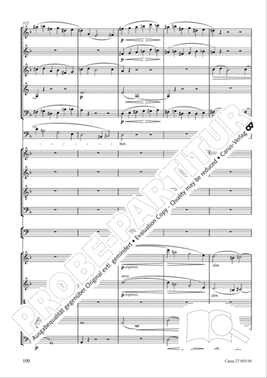 Ein Deutsches Requiem (German Requiem) 4-Part scores gallery preview page 107