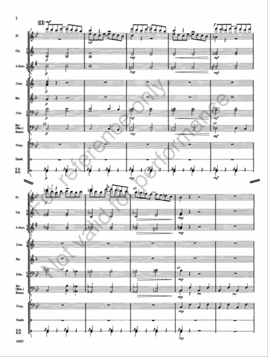 Flutissimo Concert Band scores gallery preview page 5
