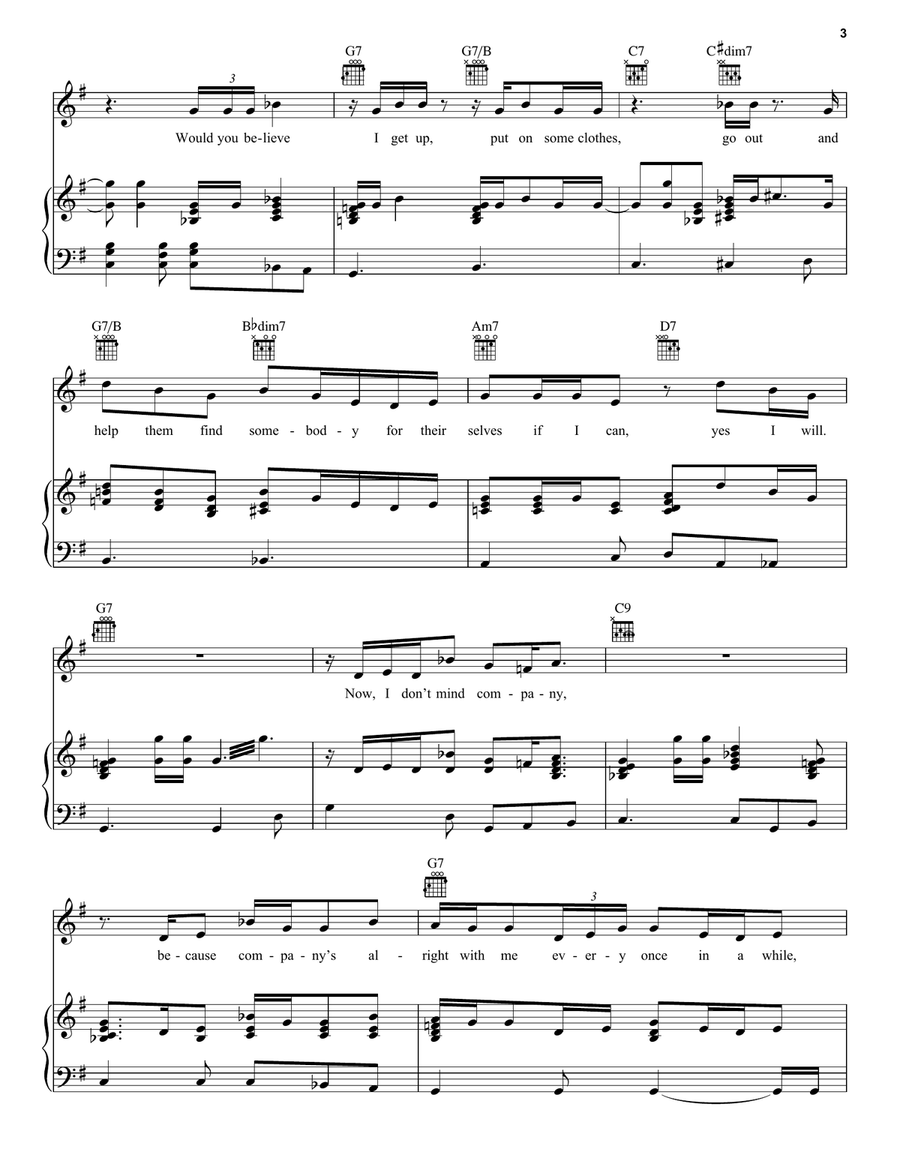 Dr. Feelgood (Love Is A Serious Business) Piano, Vocal, Guitar scores gallery preview page 3